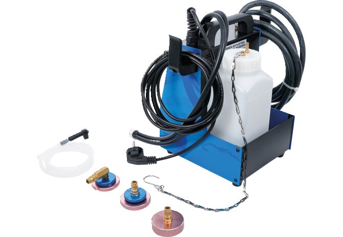 Bremsen-Entlüftungsgerät 35 Watt, 230 V inklusive Adaptersatz BGS