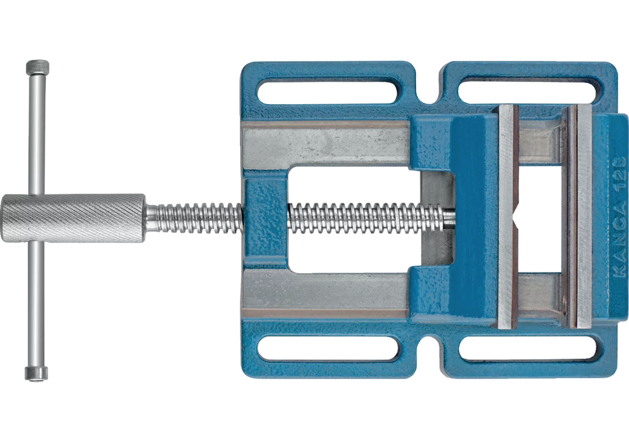 Maschinenschraubstock Type 125 aus Spezialguss KANCA