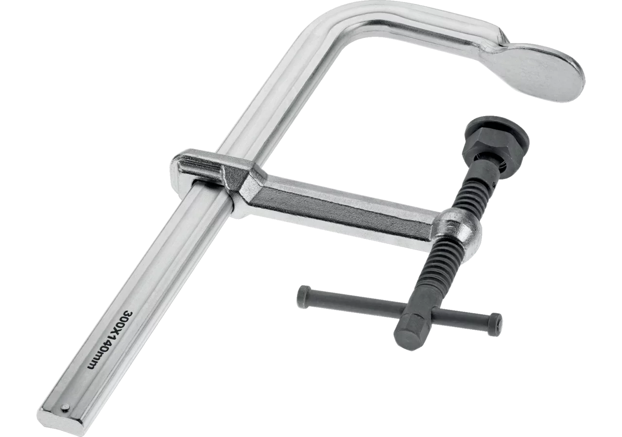 Ganzstahl-Schraubzwinge Type 500, 500 x 140 mm schwere Ausführung KANCA