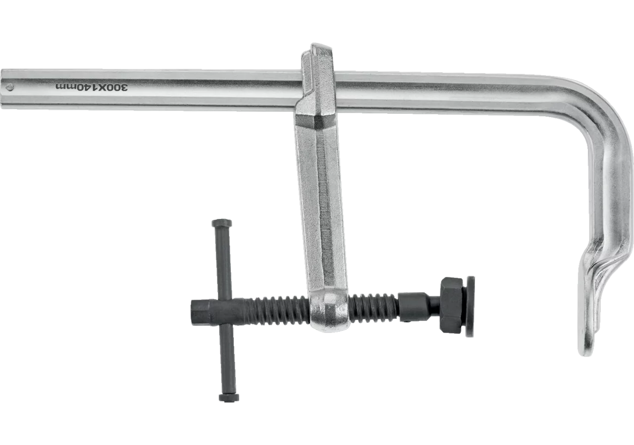 Ganzstahl-Schraubzwinge Type 600, 600 x 140 mm schwere Ausführung KANCA