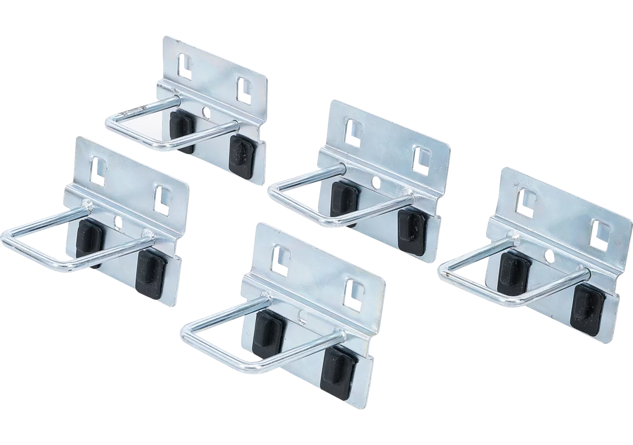 U-Haken-Satz 40 mm, 5-tlg. für Wandschranksystem – passend für Wandschranksystem BGS