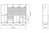 Wandschranksystem Kombi - 4 Module, 2625 x 20205 mm inkl. Massivholz-Arbeitsplatte BGS