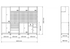 Wandschranksystem Kombi - 4 Module, 2625 x 20205 mm inkl. Massivholz-Arbeitsplatte BGS