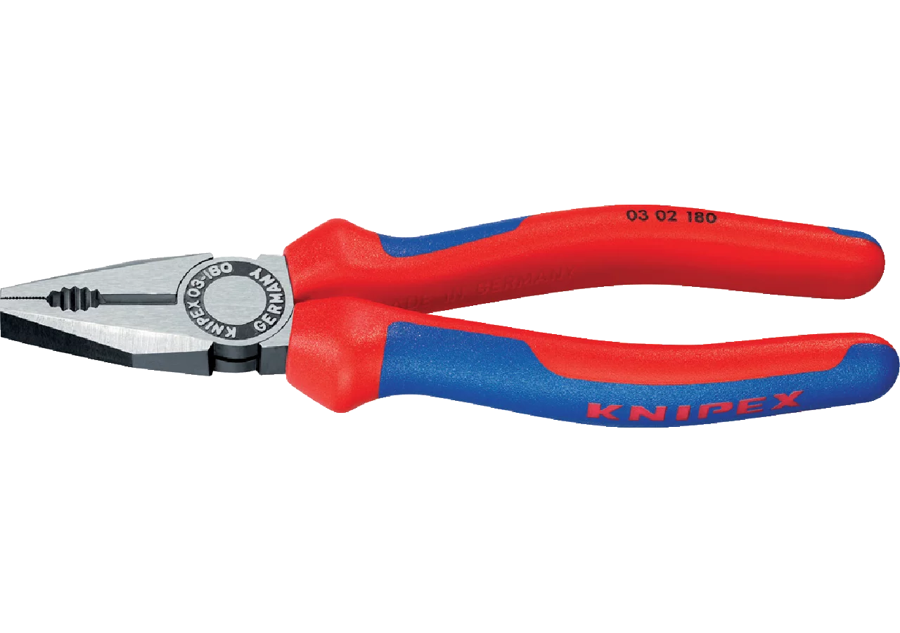 Kombizange Dm 2,2 - 12 mm / 16 mm², L 180 mm DIN5746 Knipex