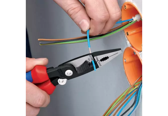 Elektro-Installationszange Dm bis 15 mm / 50 mm², L 200 mm Knipex