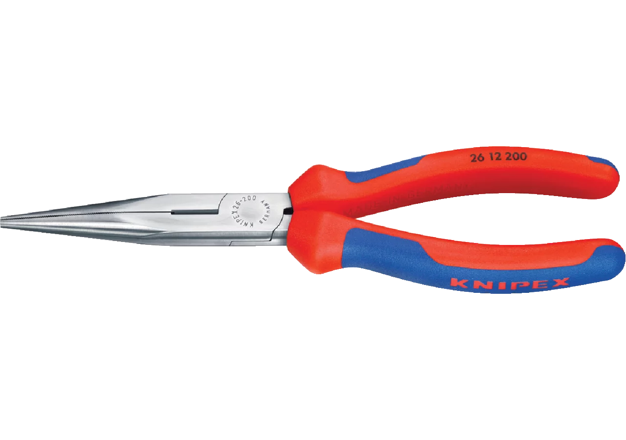 Spitzzange Dm 2,2 - 3,2 mm, L 200 mm, gerade mit Schneide Knipex