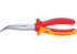 Spitzzange Dm 2,2 - 3,2 mm, L 200 mm, gebogen mit Schneide, VDE-geprüft Knipex