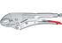 Gripzange bis Rohr Dm 40 mm, L 250 mm Backen für Rundmaterial – passend für Rundmaterial Knipex