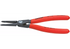Sicherungsringzange Dm 40 - 100 mm, L 225 mm, 180° gerade für Bohrung-Innensicherung – passend für Bohrung-Innensicherung Knipex