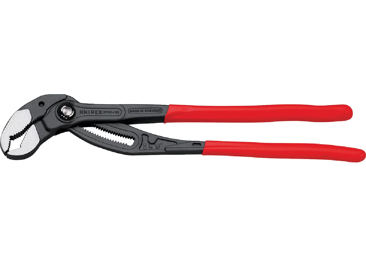 Wasserpumpenzange Cobra XL 3 1/2 Zoll, L 400 mm bis Rohr Dm 90 mm, DIN5743 Knipex