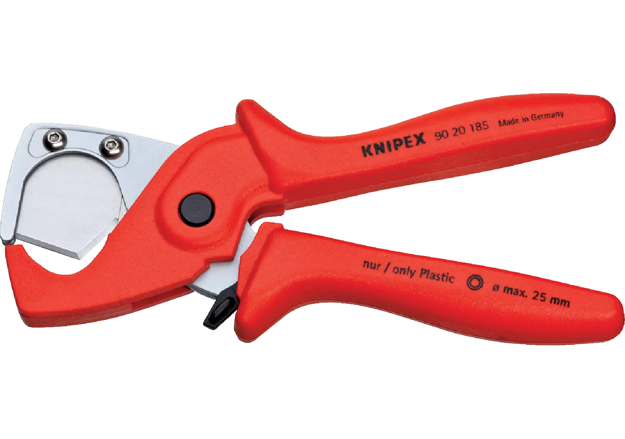 Rohrschneider bis Dm 25 mm, L 185 mm für Schläuche und Schutzrohre – passend für Schläuche und Schutzrohre Knipex