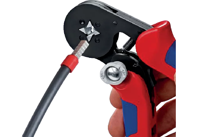 Crimpzange selbsteinstellend 0,1 - 10 mm² für Aderendhülsen – passend für Aderendhülsen Knipex