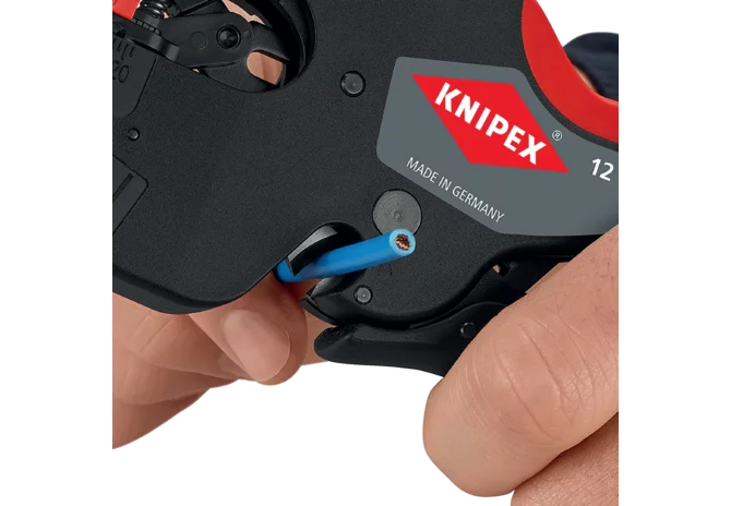 Abisolierzange NexStrip, Dm 0,25 - 4,0 mm², L 190 mm selbsteinstellend Knipex