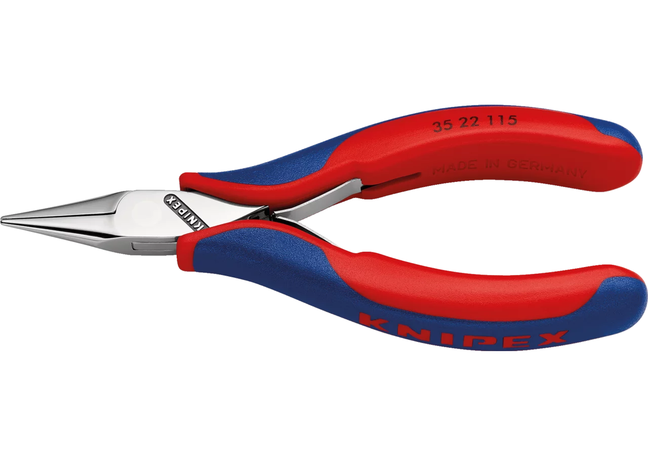 Elektronikgreifzange mit durchgesteckten Gelenk L 115 mm Knipex