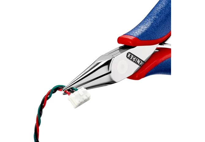 Elektronikgreifzange mit durchgesteckten Gelenk L 115 mm Knipex
