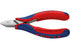 Elektronikseitenschneider mit durchgesteckten Gelenk L 115 mm Mittelharter Draht bis Ø 0,8 mm Knipex
