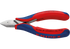Elektronikseitenschneider mit durchgesteckten Gelenk L 115 mm Mittelharter Draht bis Ø 0,8 mm Knipex