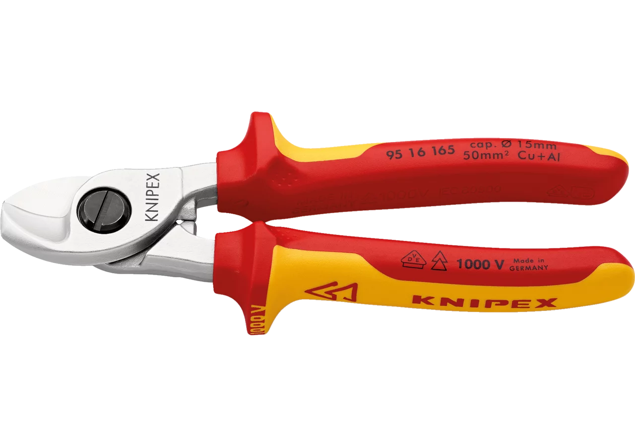 Kabelschere bis 50 mm² L 165 mm Knipex