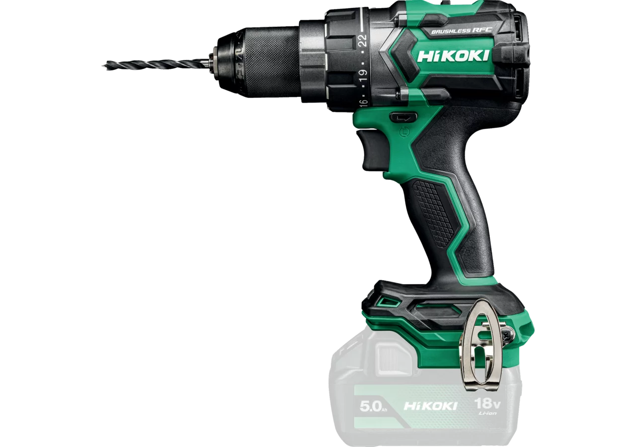 Akku Bohrmaschine DS18DC, 18 Volt inklusive 2x 5,0 Ah Akkus Hikoki