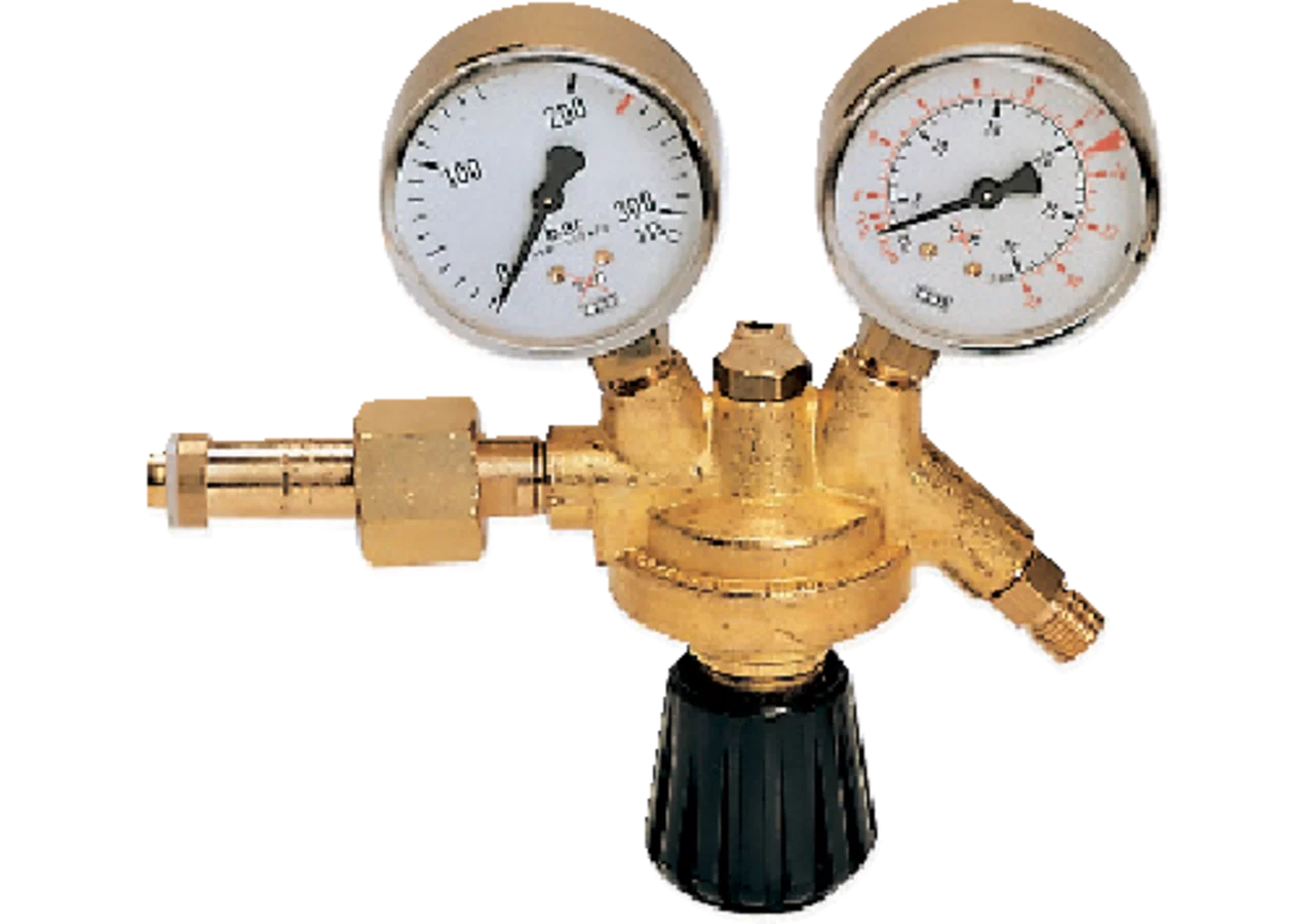 Druckminderer mit 2 Manometern, Argon/CO2 Telwin
