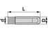 Stromkontaktdüse Dm 1,0 mm, Stahl Außendurchmesser 6 mm Telwin