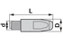 Stromkontaktdüse Dm 1,0 mm, Stahl Außendurchmesser 7,9 mm Telwin