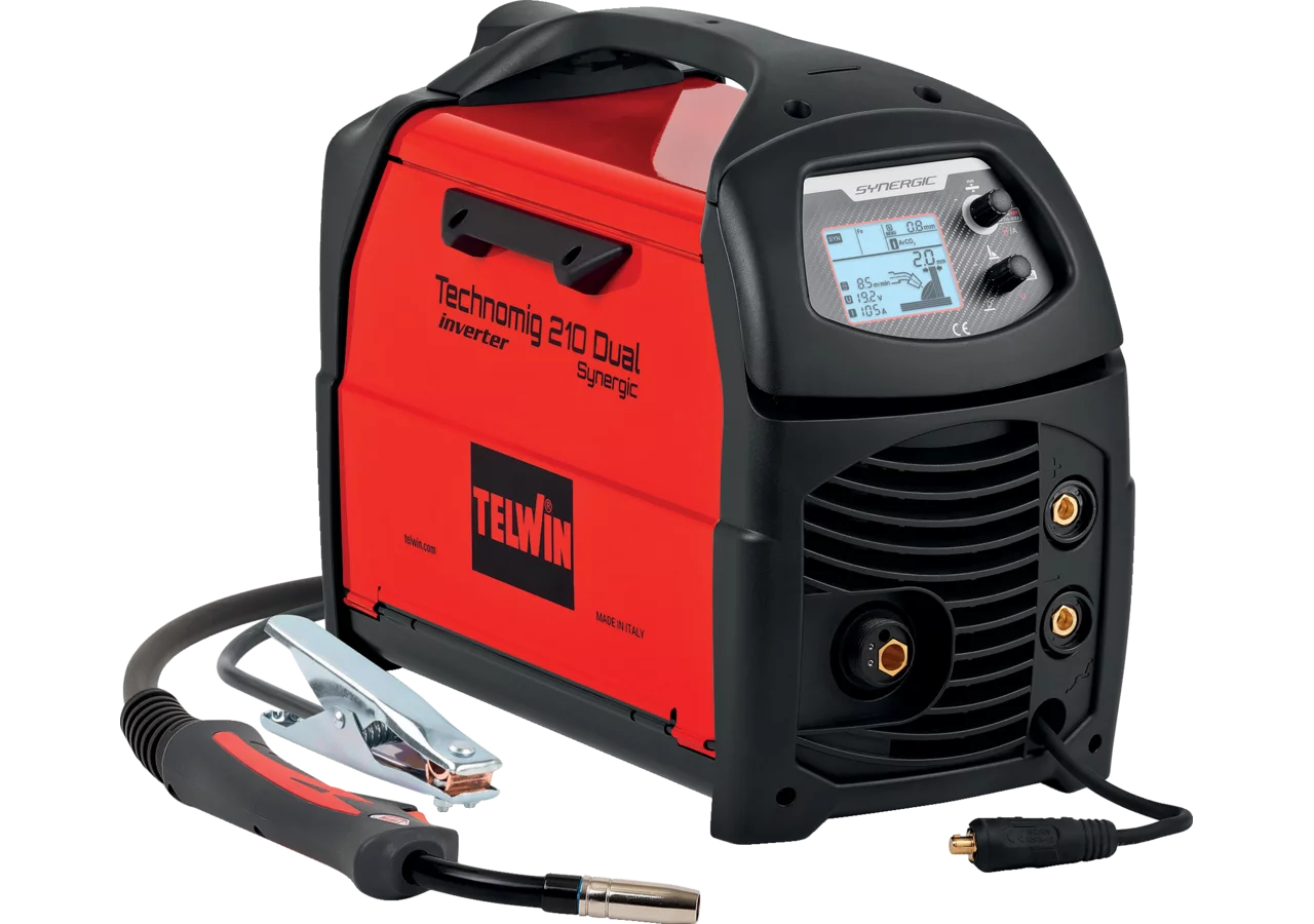 Inverterschweißgerät TECHNOMIG 210 DUAL Synergic 230 Volt Telwin