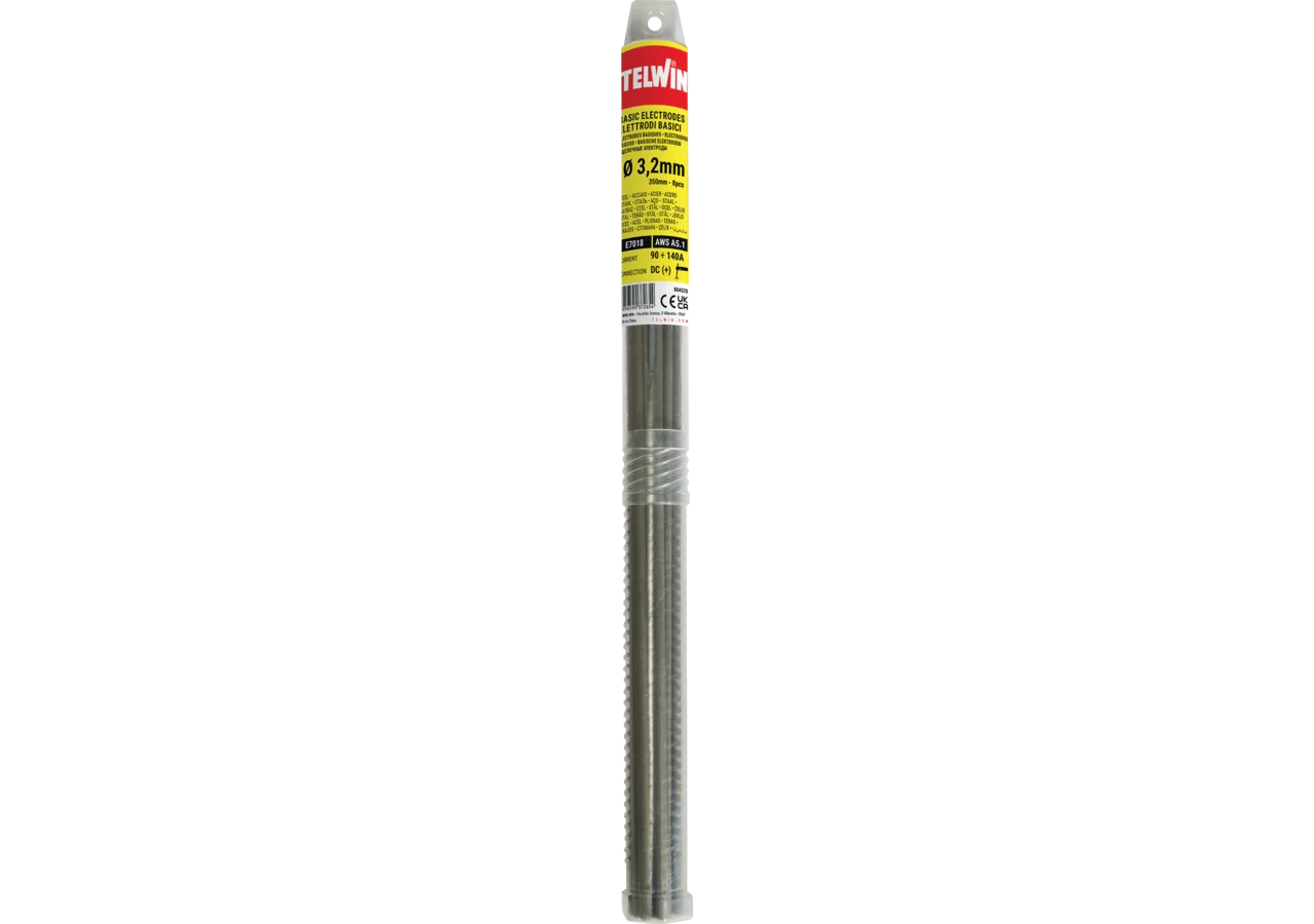 Elektroden basisch 3,2 mm, Stahl 8 Stück Telwin