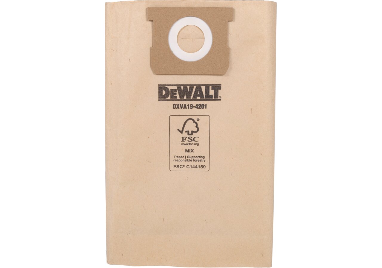 Staubsaugerbeutel für 23 - 38 Liter, 3 Stück – passend für 23 - 38 Liter, 3 Stück DeWALT