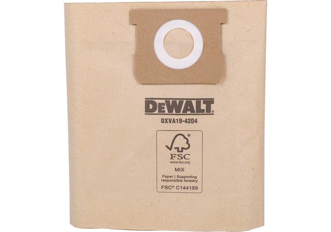 Staubsaugerbeutel für 20 - 30 Liter, 3 Stück – passend für 20 - 30 Liter, 3 Stück DeWALT