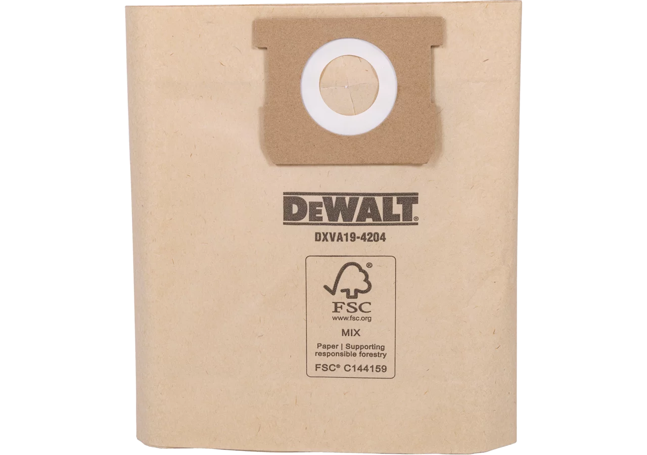 Staubsaugerbeutel für 20 - 30 Liter, 3 Stück – passend für 20 - 30 Liter, 3 Stück DeWALT