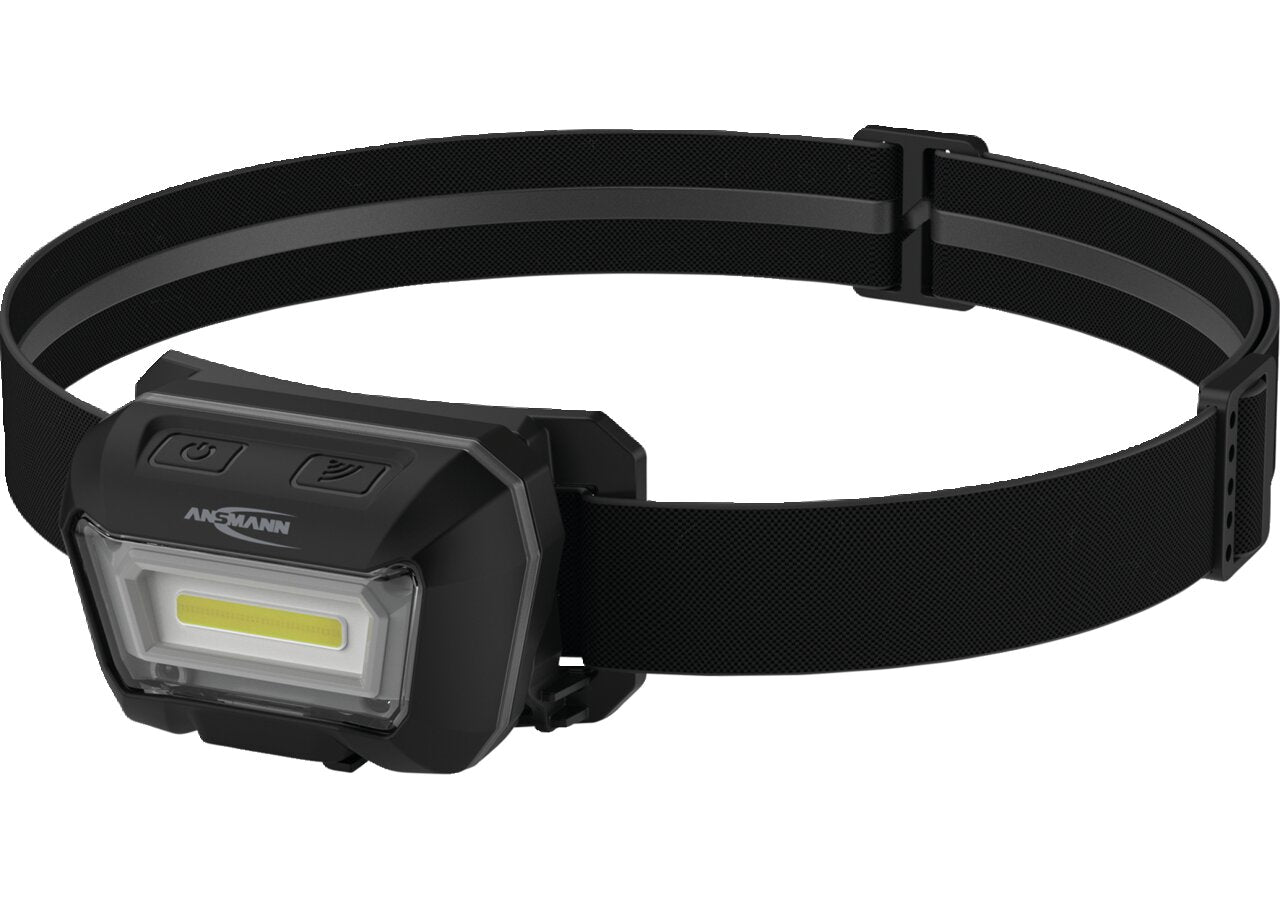 Stirnlampe HD280RS, LED mit Li-Ion Akku, 300 lm mit elastischen Kopfband ANSMANN