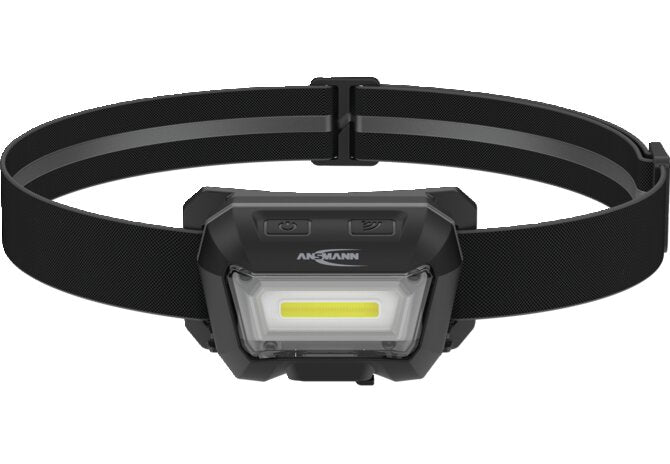 Stirnlampe HD280RS, LED mit Li-Ion Akku, 300 lm mit elastischen Kopfband ANSMANN