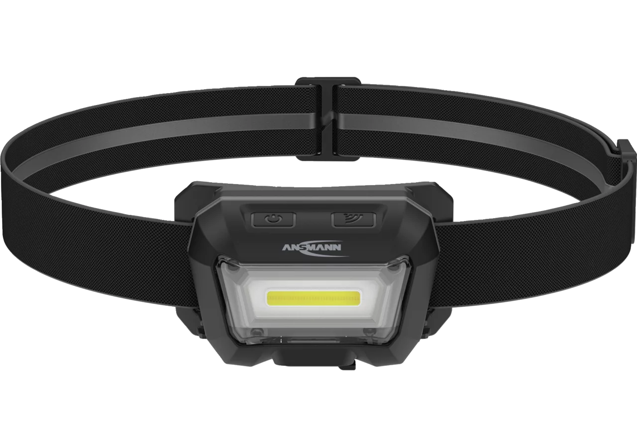 Stirnlampe HD280RS, LED mit Li-Ion Akku, 300 lm mit elastischen Kopfband ANSMANN