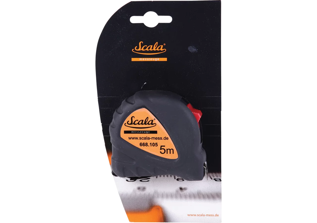 Rollmaßband Type 668, 19 mm, 5 Meter mit Stoppfunktion Scala