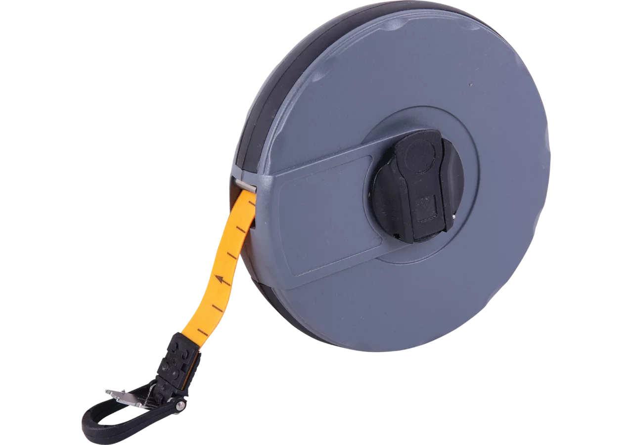 Glasfasermaßband Type 426, 14 mm, 15 Meter mit Kurbel Scala