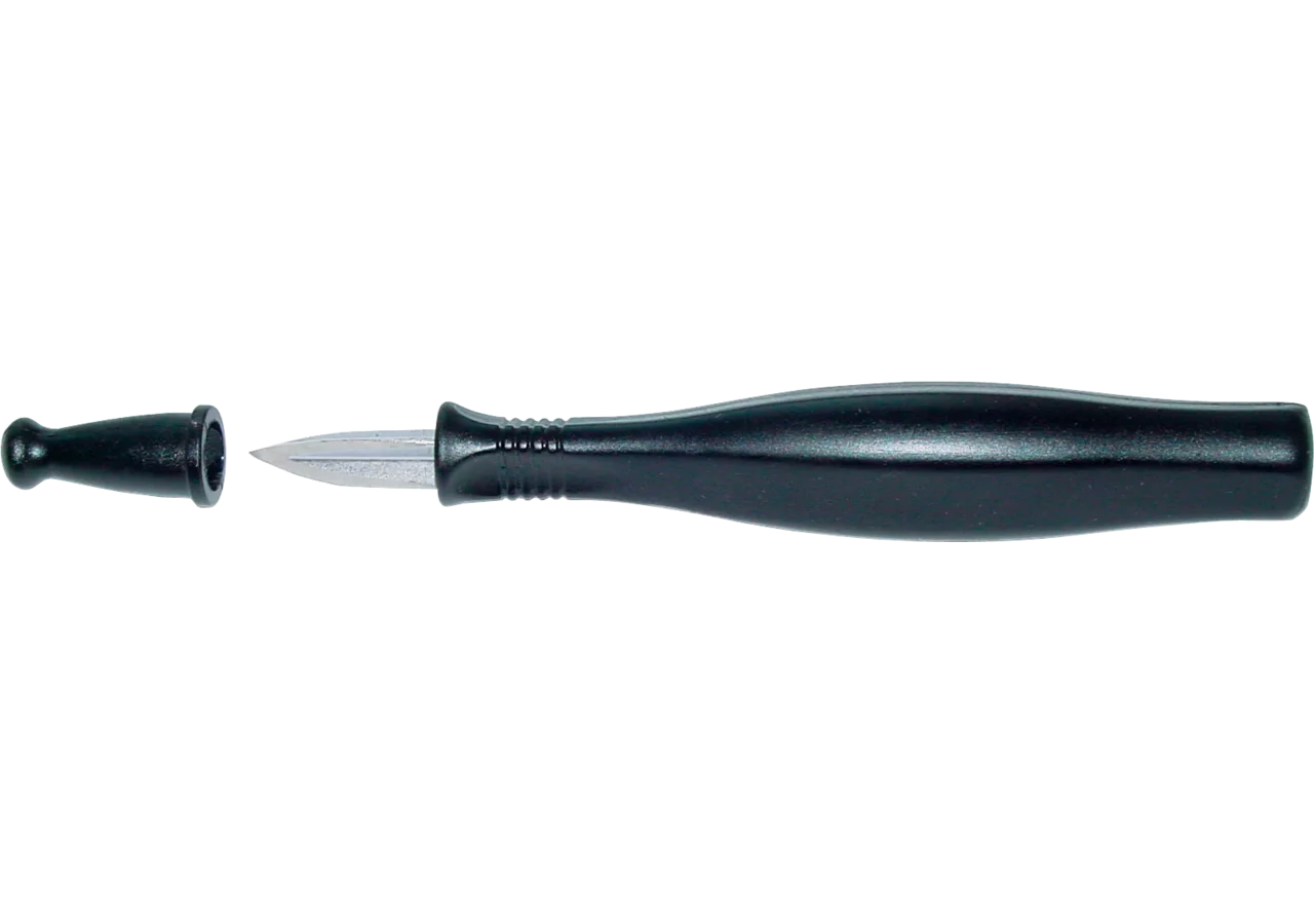 Feinschaber Profilit 25 x 8 mm, geschliffen mit Kunststoffgriff Rennsteig