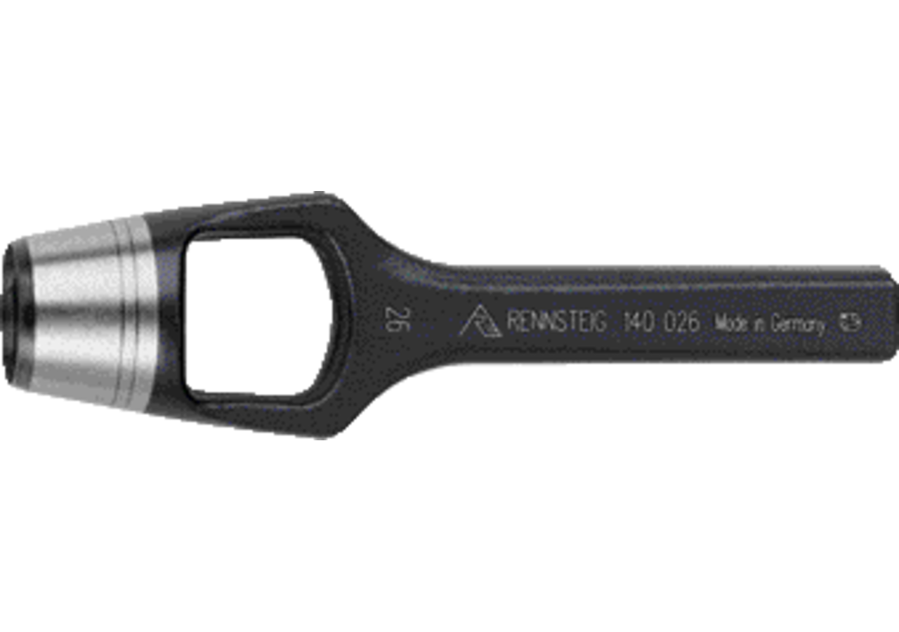 Henkellocheisen Dm 47 x 215 mm gefertigt aus Werkzeugstahl Rennsteig