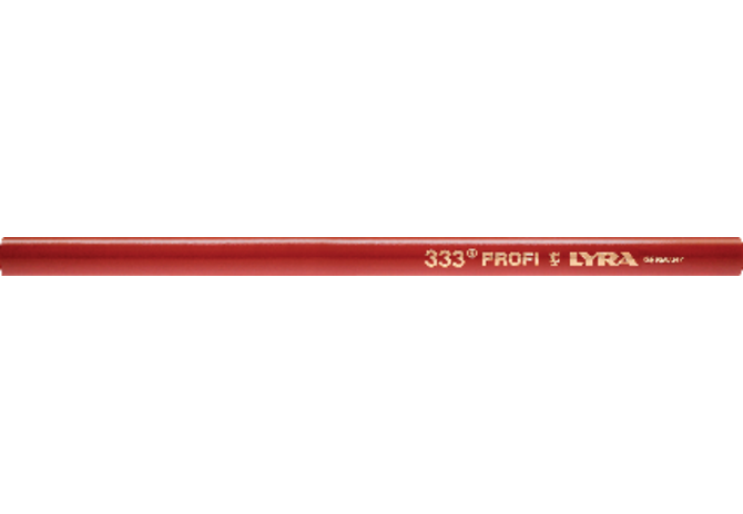 Zimmermannsbleistift 333 Profi, 18 cm 3 Stück im Blister Lyra