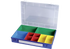 Sortimentskasten 335 x 225 x 55 mm, mit 9 Einsatzboxen Farbe Blau/Transparent GartenShop24 - Hochwertige Gartengeräte