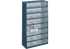 Stahlmagazin 1224-02, 552 x 306 x 150 mm, mit 24 Schubladen Farbe Blau/Transparent Raaco