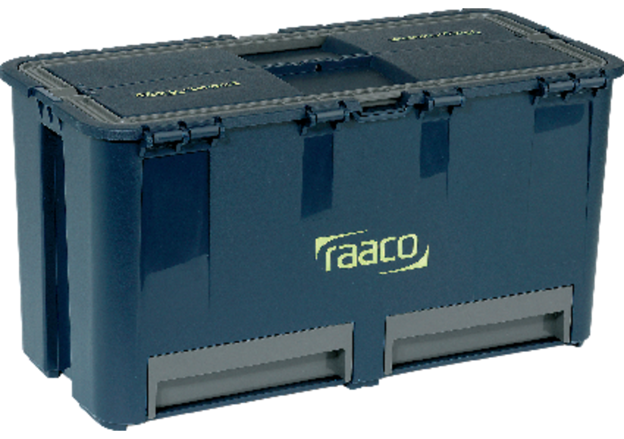Werkzeugkoffer Compact 27, 248 x 474 x 239 mm Farbe Blau/Grau Raaco