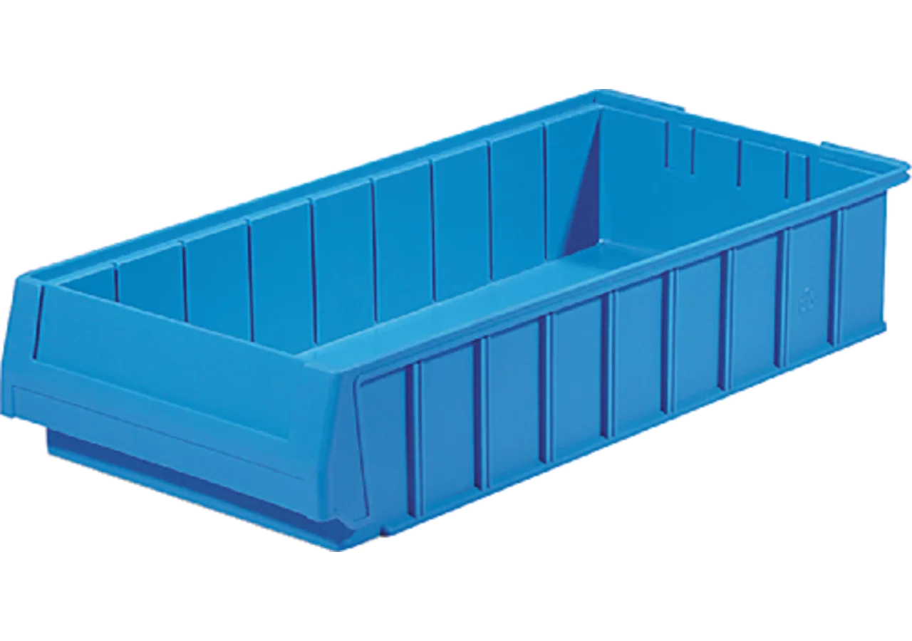 Regalkasten Multibox PK 5024, 500 x 240 x 100 mm, Farbe Blau aus Polypropylen iMilani