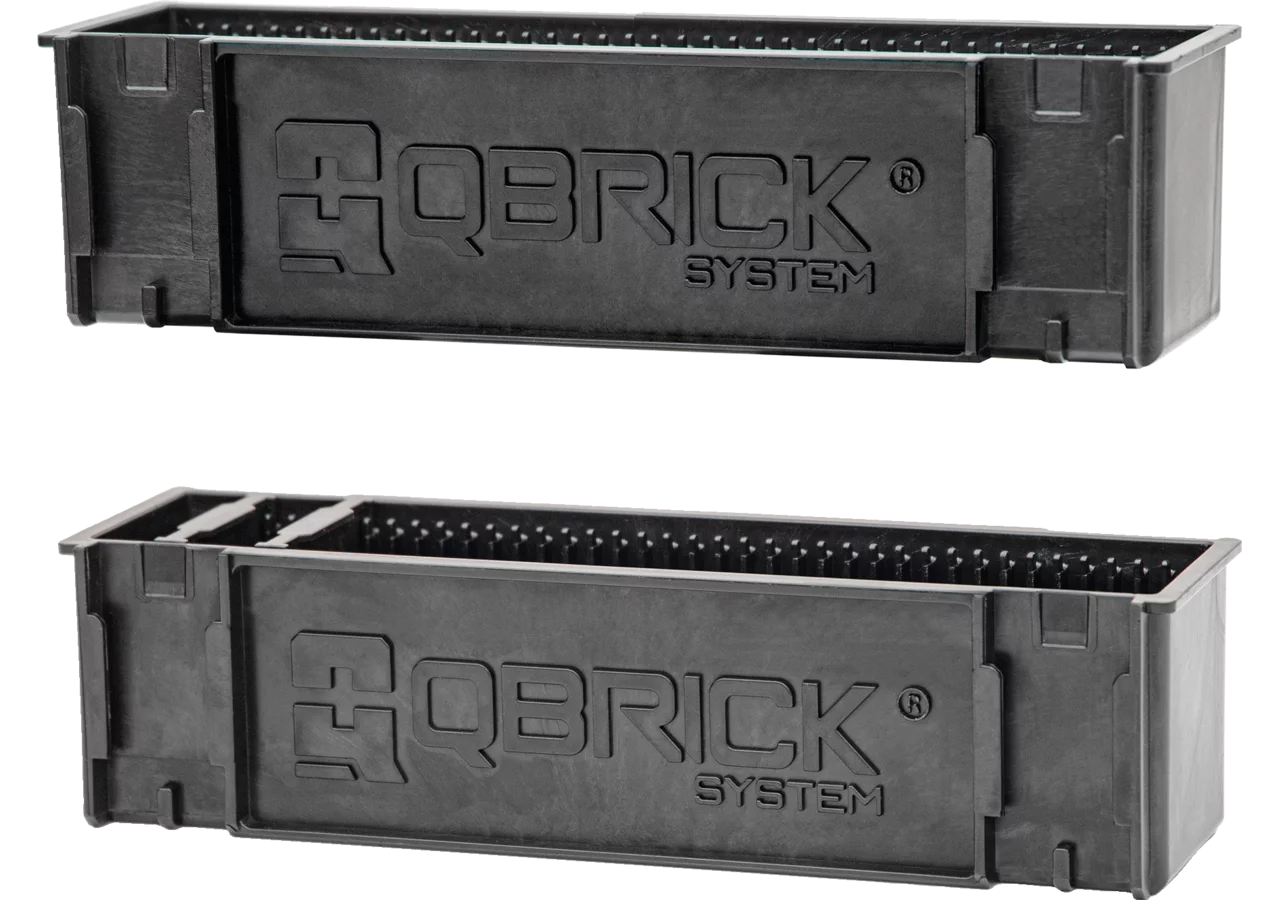 Werkzeughalter 2 Stück im Set, Long Items Holder inkl. 10 x Trennwände QBRICK