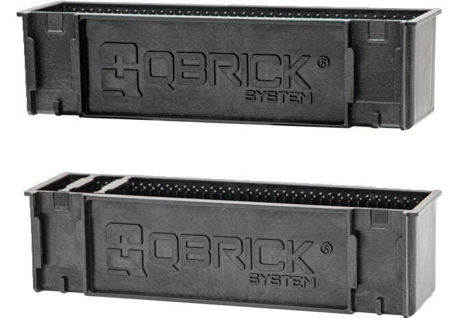 Werkzeughalter 2 Stück im Set, Long Items Holder inkl. 10 x Trennwände QBRICK