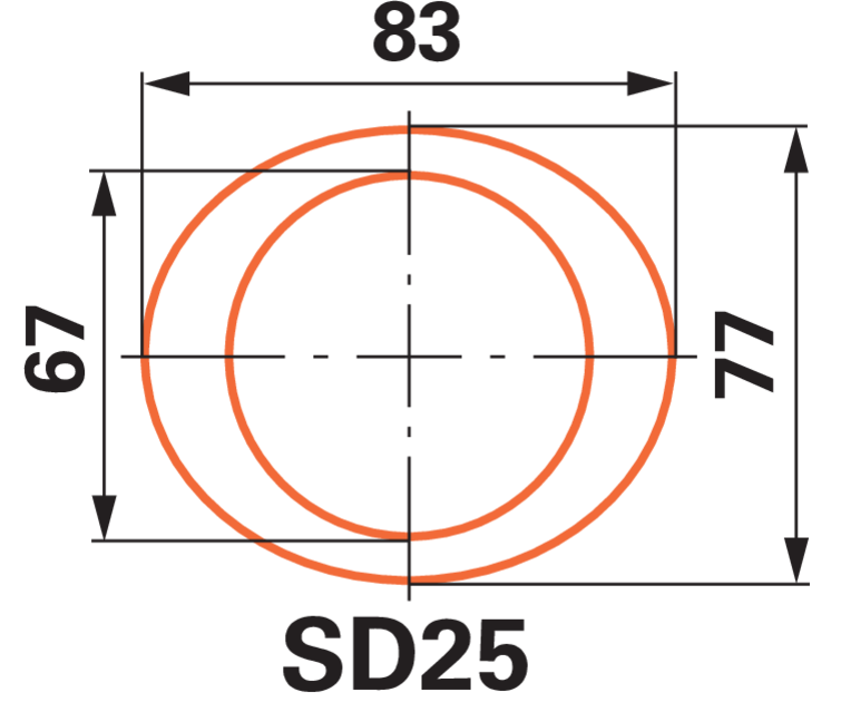 Walterscheid W2400S 101113190 – Kreuzgarnitur 32 x 76 mm, Schutzart SD25, teleskopierfähig