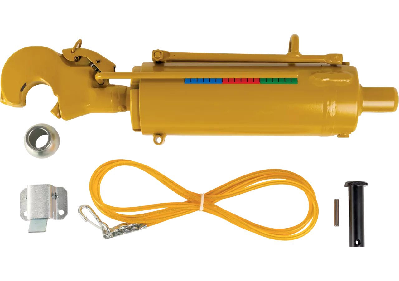 Oberlenker hydraulisch, Kat. 3, 90 mm, Länge 562 mm, mit Haken ohne Gabelkopf Walterscheid