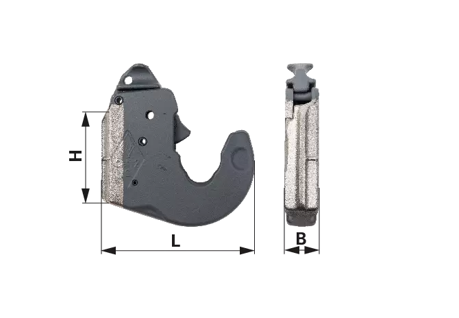 Walterscheid Hakensatz C1 101208549 – Unterlenker-Anbauelement für Dreipunktanbau
