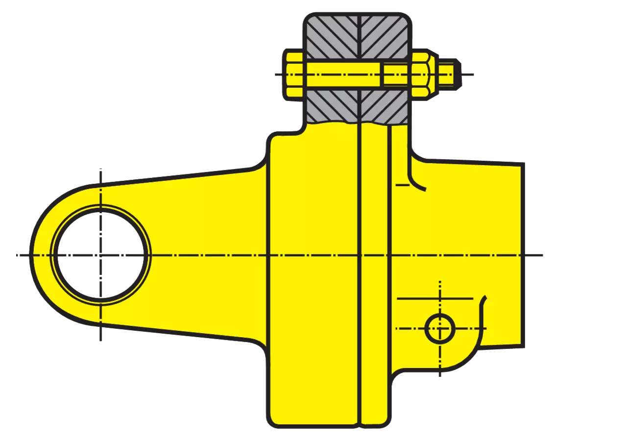 Gelenkwelle W2400, 1.210 mm, SD25, mit Scherbolzenkupplung 2.500 Nm Walterscheid