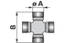 Freilauf JF5/12R, W2400, 1b, Länge 1.200 mm Walterscheid